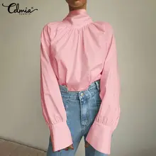 Celmia Casual Loose Solid Blusas Back Bowknot Collar Long Sleeve Spring Autumn Pleated Tunic 2022 Elegant Women Oversize Blouses
Celmia Casual Loose Solid Blusas Back Bowknot Collar Long Sleeve Spring Autumn Pleated Tunic 2022 Elegant Women Oversize Blouses