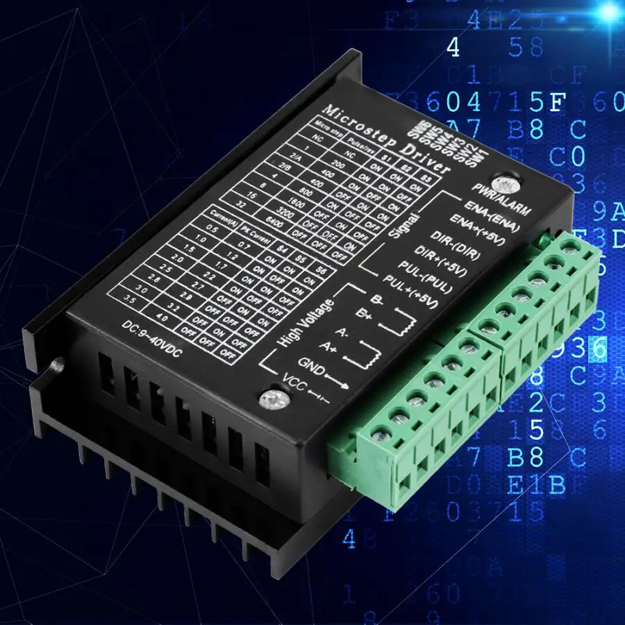 32 stepper Motor driver 0.5-4A 9-40V DC CNC Micro-step Resolutions Step Controller Module Board for Nema 8/11
32 stepper Motor driver 0.5-4A 9-40V DC CNC Micro-step Resolutions Step Controller Module Board for Nema 8/11
