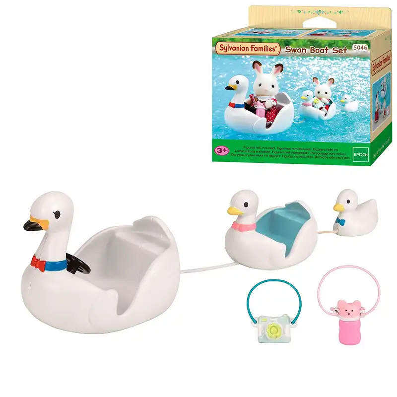 sylvanian families swan boat set