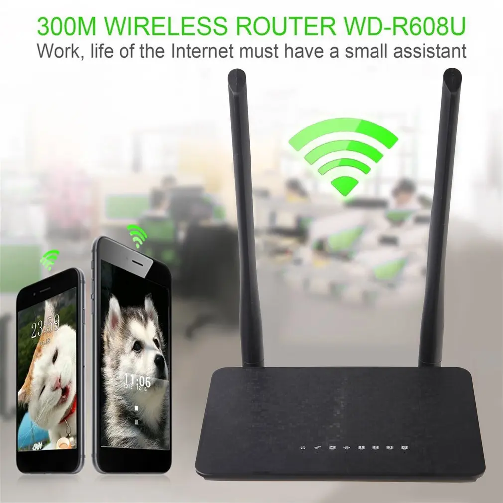 300Mbps Wireless WiFi Router 1WAN + 4LAN Ports 802.11b/g/n MT7628KN Chipset 2.4Ghz Wi-Fi Repeater Booster With Fixed Aerial
300Mbps Wireless WiFi Router 1WAN + 4LAN Ports 802.11b/g/n MT7628KN Chipset 2.4Ghz Wi-Fi Repeater Booster With Fixed Aerial