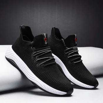 Men Sneakers Black White Mesh Breathable Running Sport Shoes Male Lace Up Non-slip Men Low Athletic Sneakers Casual Men Shoes 
Men Sneakers Black White Mesh Breathable Running Sport Shoes Male Lace Up Non-slip Men Low Athletic Sneakers Casual Men Shoes