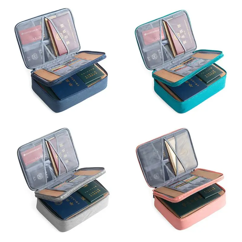 Double Layer Document Ticket Bag Zipper Storage Large Capacity Certificates Files Organizer Travel
Double Layer Document Ticket Bag Zipper Storage Large Capacity Certificates Files Organizer Travel