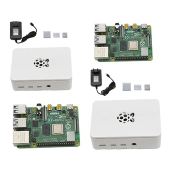 for Raspberry Pi 4 Model B ABS Case 4G RAM DIY Kit with white Heatsink 5V 3A Power Adapter for Raspberry PI 4B
for Raspberry Pi 4 Model B ABS Case 4G RAM DIY Kit with white Heatsink 5V 3A Power Adapter for Raspberry PI 4B