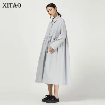 XITAO Plus Size Pleated Dress Fashion New 2020 Spring Patchwork Turn Down Collar Small Fresh Casual Minority Dress DMY2527
XITAO Plus Size Pleated Dress Fashion New 2020 Spring Patchwork Turn Down Collar Small Fresh Casual Minority Dress DMY2527