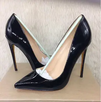 High Heels 12cm Black Pumps Silver High Heels Wedding Shoes Nude Pumps Bridal Shoes Estiletos Mujer 2020 Women Pumps + dust bag
High Heels 12cm Black Pumps Silver High Heels Wedding Shoes Nude Pumps Bridal Shoes Estiletos Mujer 2020 Women Pumps + dust bag