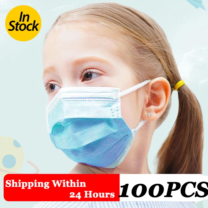 100Pcs 3 layer profession Disposable Elastic Soft Masks PM2.5 N95 Nonwoven Anti Dust Flu Haze Breathable Children Face Mask Care
100Pcs 3 layer profession Disposable Elastic Soft Masks PM2.5 N95 Nonwoven Anti Dust Flu Haze Breathable Children Face Mask Care