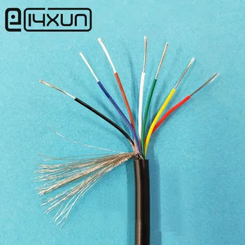 10metre 7P/0.12mm Shielded Signal Line 28AWG / OD4.0 Control Wire Black with 55Core 0.1mm Shield Tinned Copper Wire
10metre 7P/0.12mm Shielded Signal Line 28AWG / OD4.0 Control Wire Black with 55Core 0.1mm Shield Tinned Copper Wire