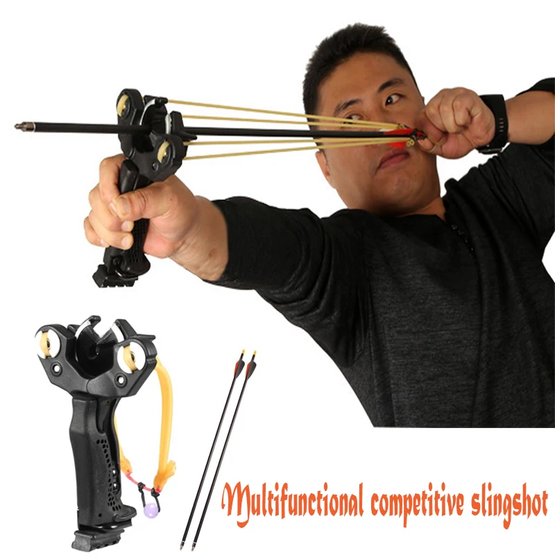 Slingshot Archery Bow Slingshot Bow Outdoor Wrist Rest Free Abnormal Bow Outdoor Catapult Competitive Bow and Arrow Game Bow
Slingshot Archery Bow Slingshot Bow Outdoor Wrist Rest Free Abnormal Bow Outdoor Catapult Competitive Bow and Arrow Game Bow