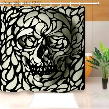 New Arrival Creative skeleton 3D Print Shower Curtain Polyester Fabric Bathroom Curtain Waterproof Hook Bath Curtain
New Arrival Creative skeleton 3D Print Shower Curtain Polyester Fabric Bathroom Curtain Waterproof Hook Bath Curtain