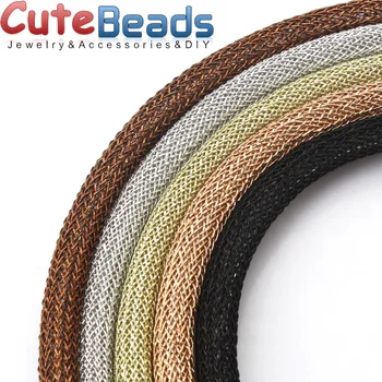 1M / batch 6.0mm multi-color mesh metal color line plastic hollow tube threading fixed shape DIY bracelet jewelry making
1M / batch 6.0mm multi-color mesh metal color line plastic hollow tube threading fixed shape DIY bracelet jewelry making