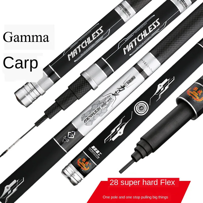 2020 Gamma Carp Rod Taiwan Fishing Rod 28 Adjustable Carbon Light Hard Carp Carp Hand Rod Long Section Fishing Gear Fishing Rod
2020 Gamma Carp Rod Taiwan Fishing Rod 28 Adjustable Carbon Light Hard Carp Carp Hand Rod Long Section Fishing Gear Fishing Rod