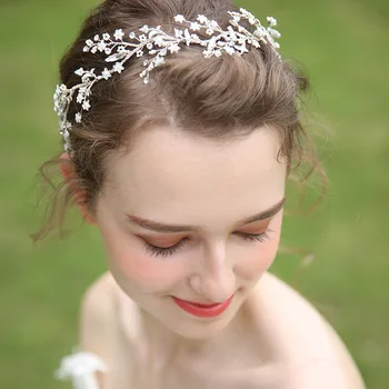 Silver Color Hair Band Wedding Handmade Accessories Factory Wholesale Bridal Headdress New
Silver Color Hair Band Wedding Handmade Accessories Factory Wholesale Bridal Headdress New