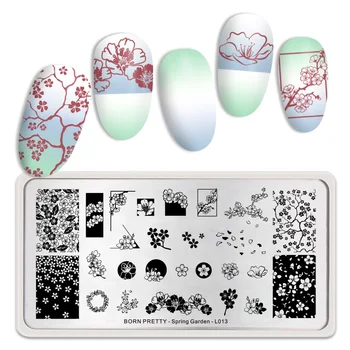 BORN PRETTY Flowers Pattern Rerectangle Nail Stamping Plates Spring Theme Stainless Steel Template Stamp Nail Art Decoration
BORN PRETTY Flowers Pattern Rerectangle Nail Stamping Plates Spring Theme Stainless Steel Template Stamp Nail Art Decoration