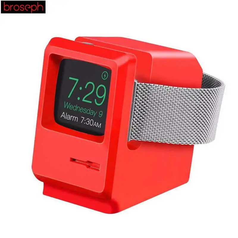 Retro Dock Silicone Stand for Apple Watch Series 4/3/2/1 38mm 42mm 40mm 44mm Charging Stand Docking Desktop Cable Holder
Retro Dock Silicone Stand for Apple Watch Series 4/3/2/1 38mm 42mm 40mm 44mm Charging Stand Docking Desktop Cable Holder