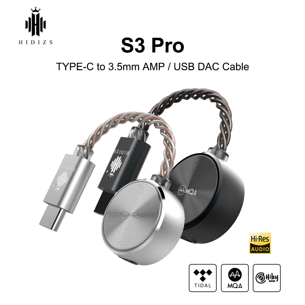 Портативный USB-адаптер для наушников Hidizs S3 PRO ESS9281C | Электроника