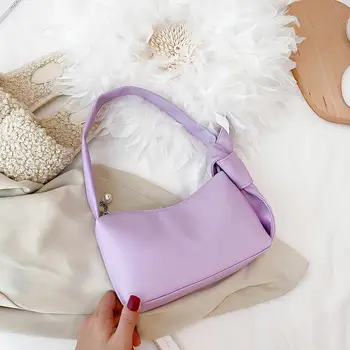 Women Tie Knot Handbags Portable Solid Color Totes Casual PU Shoulder Bags Underarm Bag Lady Tote Purses 2020 New Bags For Women
Women Tie Knot Handbags Portable Solid Color Totes Casual PU Shoulder Bags Underarm Bag Lady Tote Purses 2020 New Bags For Women