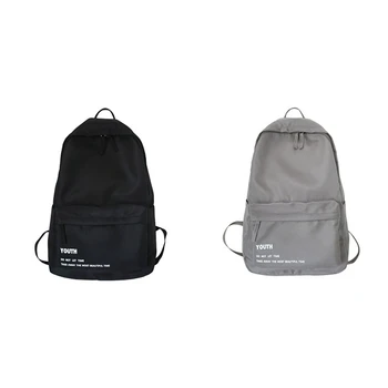 Backpack Men and Women Middle School Students Pure Color Simple School Bag Oxford Cloth Backpack
Backpack Men and Women Middle School Students Pure Color Simple School Bag Oxford Cloth Backpack
