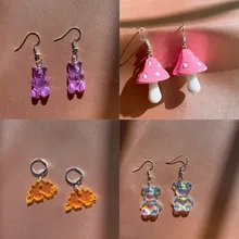 Originality Statement Dinosaur Mushroom Dangle Earring Jelly Polychromatic Bear Drop Earrings 2020 Minimalist Earings for Women
Originality Statement Dinosaur Mushroom Dangle Earring Jelly Polychromatic Bear Drop Earrings 2020 Minimalist Earings for Women