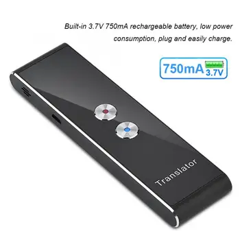 traductor de voz simultaneo Bluetooth 2.4G Smart Pocket Interpreter Intelligent Real Time Speech Multilingual Translator
traductor de voz simultaneo Bluetooth 2.4G Smart Pocket Interpreter Intelligent Real Time Speech Multilingual Translator