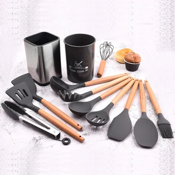 Kitchen Utensils Set Spatula Spoons Egg Beaters Accessories Cooking Tools Gadgets Kitchenware Wooden Handle Silicone Cookware
Kitchen Utensils Set Spatula Spoons Egg Beaters Accessories Cooking Tools Gadgets Kitchenware Wooden Handle Silicone Cookware