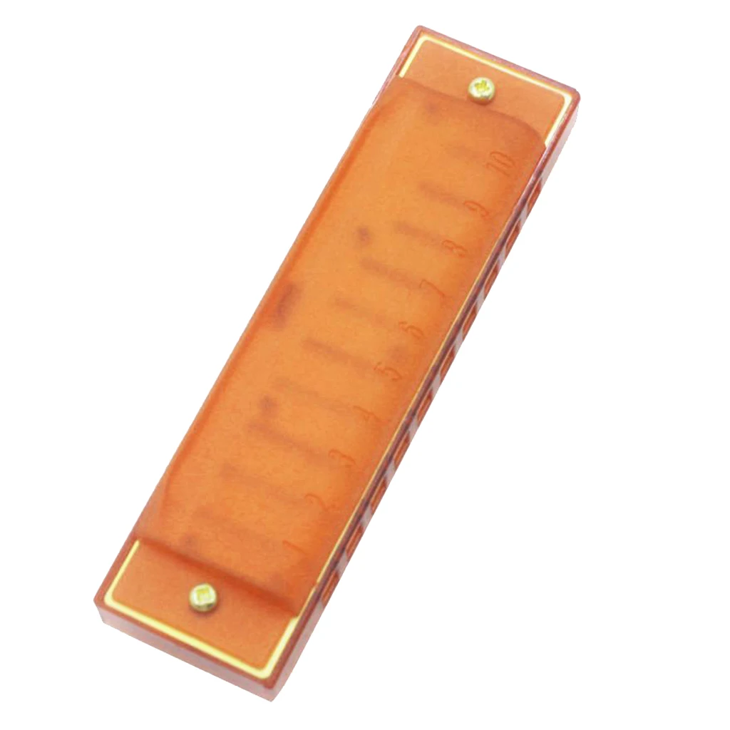 10 Holes 20 Tunes Harmonica Key of C for Beginner Students Kids Gift Professional with case | Спорт и развлечения