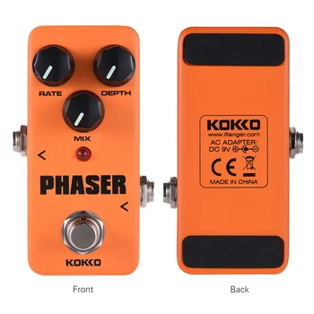 KOKKO Mini Analog Phaser Electric Guitar Phase Effect Pedal True Bypass Full Metal Shell
KOKKO Mini Analog Phaser Electric Guitar Phase Effect Pedal True Bypass Full Metal Shell