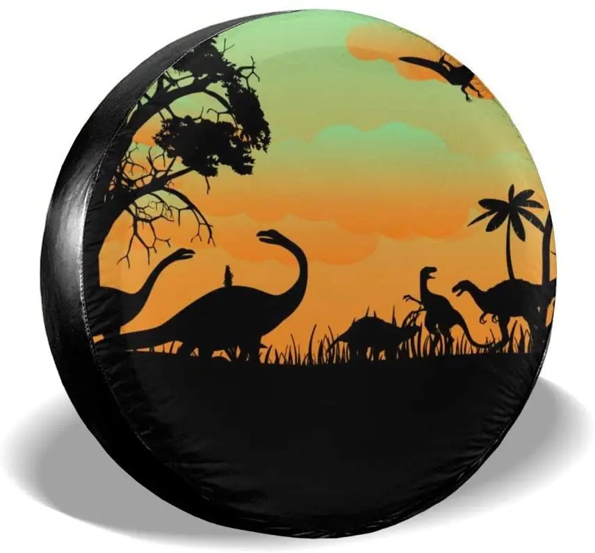 Primitive Forest Tire COVER CAR Dinosaur car Accessories Spare Tire COVER CAR Polyester Universal dustproof
Primitive Forest Tire COVER CAR Dinosaur car Accessories Spare Tire COVER CAR Polyester Universal dustproof