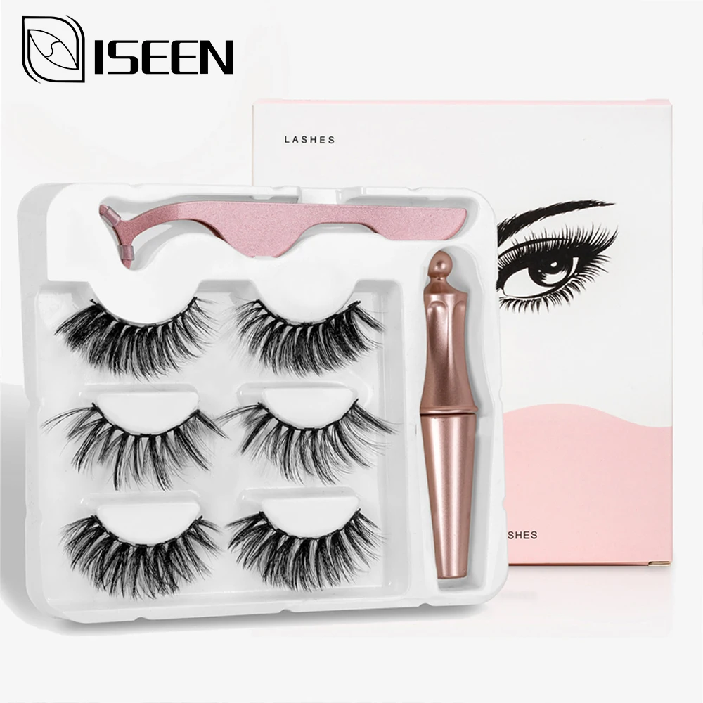 3D Magnetic False Eyelashes 3 pairs Magnet Eyeliner Mink Fake Eyelash Waterproof Liquid Tweezers Set Long Lasting Eyelash Makeup
3D Magnetic False Eyelashes 3 pairs Magnet Eyeliner Mink Fake Eyelash Waterproof Liquid Tweezers Set Long Lasting Eyelash Makeup