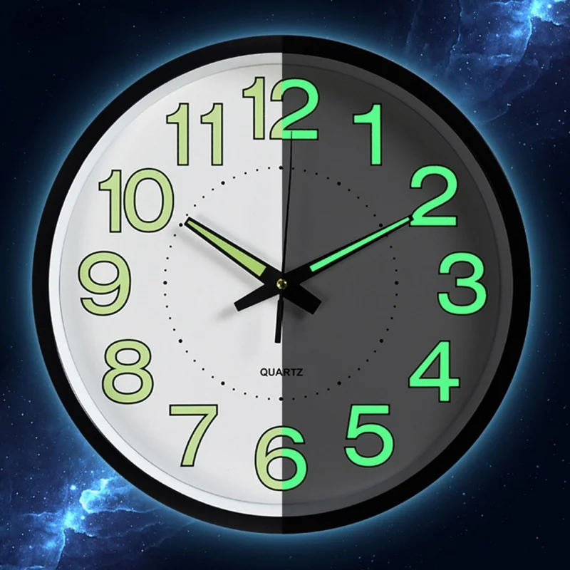 Plastic Wall Clock Luminous Wall Clock Quartz Modern Design Bedroom Living Room Glowing In The Dark Home Decoration
Plastic Wall Clock Luminous Wall Clock Quartz Modern Design Bedroom Living Room Glowing In The Dark Home Decoration