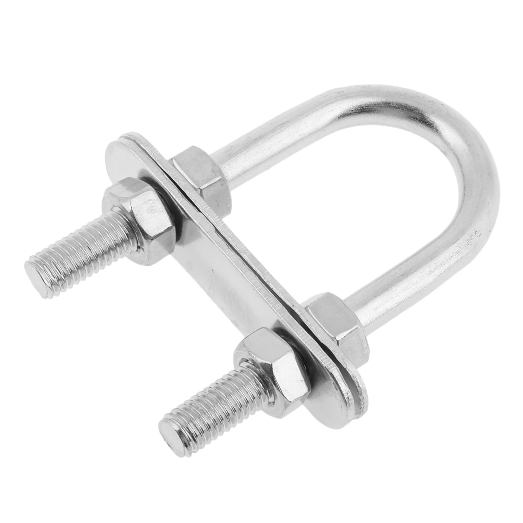 Marine-Grade 316 Stainless Steel U Bolt 7*80mm Fits Boat Marine Marine-Grade 316 Stainless Steel U Bolt 7*80mm Fits Boat Marine