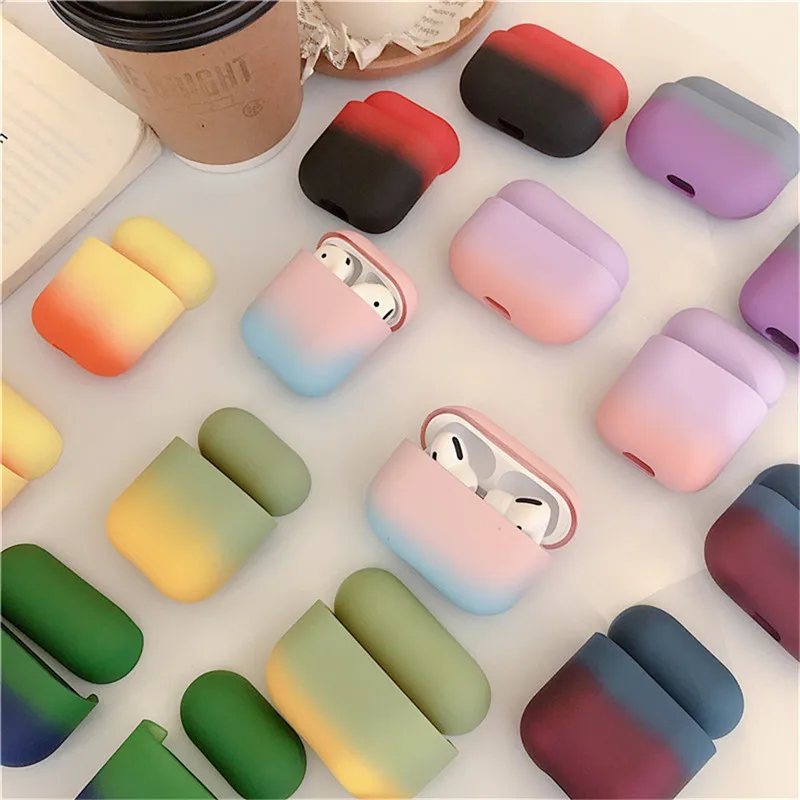 Gradient Soft Silicone Earphone Case For Apple Airpods 1 2 Wireless Bluetooth Headphone Protective Case For AirPods pro 3
Gradient Soft Silicone Earphone Case For Apple Airpods 1 2 Wireless Bluetooth Headphone Protective Case For AirPods pro 3