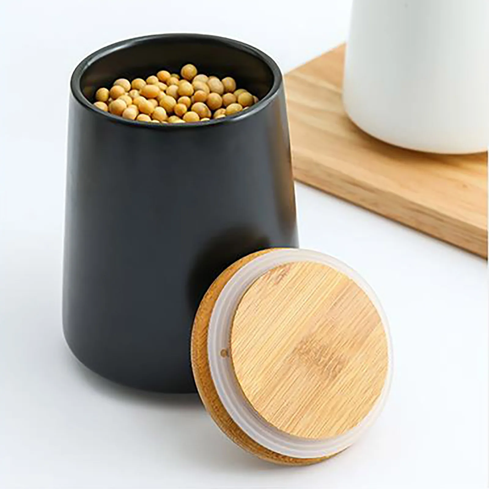 Coffee Bean Tea Container Box Grain Storage Tank Container Sealed Jar Ceramic Shatterproof 500ml/ 700ml/ 850ml With Cover
Coffee Bean Tea Container Box Grain Storage Tank Container Sealed Jar Ceramic Shatterproof 500ml/ 700ml/ 850ml With Cover