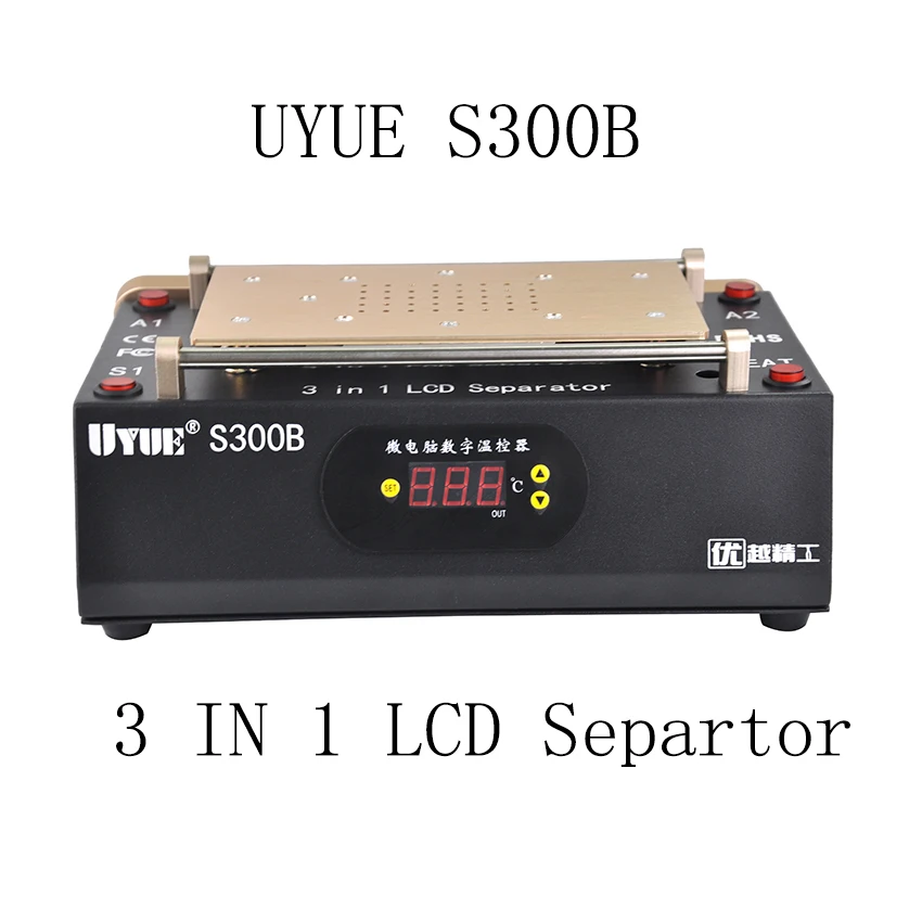 3 in 1 A-frame separtor machine Bezel Middle Frame Separator Machine for Samsung LCD Refurbish Built-in vacuum UYUE S300B
3 in 1 A-frame separtor machine Bezel Middle Frame Separator Machine for Samsung LCD Refurbish Built-in vacuum UYUE S300B