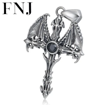 FNJ 925 Silver Pendant Cross Axe Staff Original Pure S925 Thai Silver Pendants for Jewelry Making Men Women
FNJ 925 Silver Pendant Cross Axe Staff Original Pure S925 Thai Silver Pendants for Jewelry Making Men Women