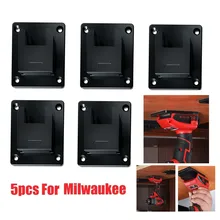 5Pcs Electric Tool Holders Wall Mount Machine Storage Rack Electric Tool Metalworking Fixing Devices Fit For Milwaukee Tool Base
5Pcs Electric Tool Holders Wall Mount Machine Storage Rack Electric Tool Metalworking Fixing Devices Fit For Milwaukee Tool Base
