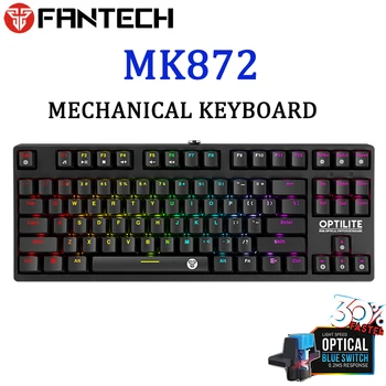 FANTECH MK872 Gaming Mechanical Keyboard USB Wired 87 keys Waterproof with RGB Backlight Blue/Black Switch for PC Computer Gamer
FANTECH MK872 Gaming Mechanical Keyboard USB Wired 87 keys Waterproof with RGB Backlight Blue/Black Switch for PC Computer Gamer