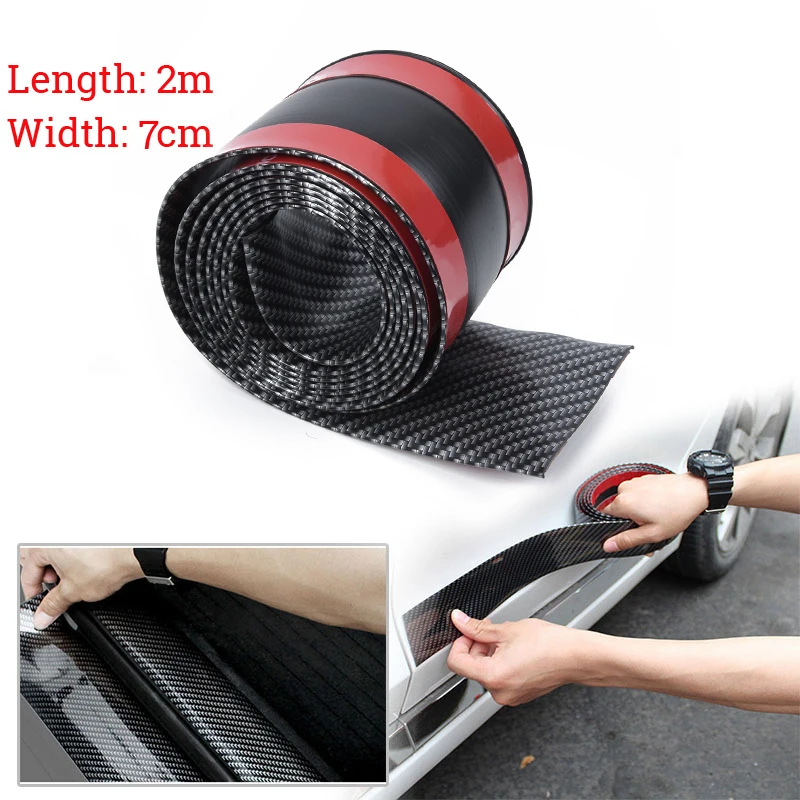 2M Car Door Anti Collision Strip with Carbon Fiber Bumper Trim Edge Scratch Protector Strip Sealing Guard Decoration Styling
2M Car Door Anti Collision Strip with Carbon Fiber Bumper Trim Edge Scratch Protector Strip Sealing Guard Decoration Styling