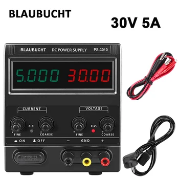 BLAUBUCHT 30V 5A DC Lab Switching Power Supply Laboratory Adjustable 0-30V 0-5A Accurate Regulation Of Voltage Current 0.001A
BLAUBUCHT 30V 5A DC Lab Switching Power Supply Laboratory Adjustable 0-30V 0-5A Accurate Regulation Of Voltage Current 0.001A