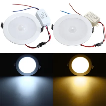 5W E27 LED Downlight Ceiling PIR Motion Sensor 10 SMD LED Ceiling Step Light Downlight Wall Path Lamp Support Dropshipping
5W E27 LED Downlight Ceiling PIR Motion Sensor 10 SMD LED Ceiling Step Light Downlight Wall Path Lamp Support Dropshipping