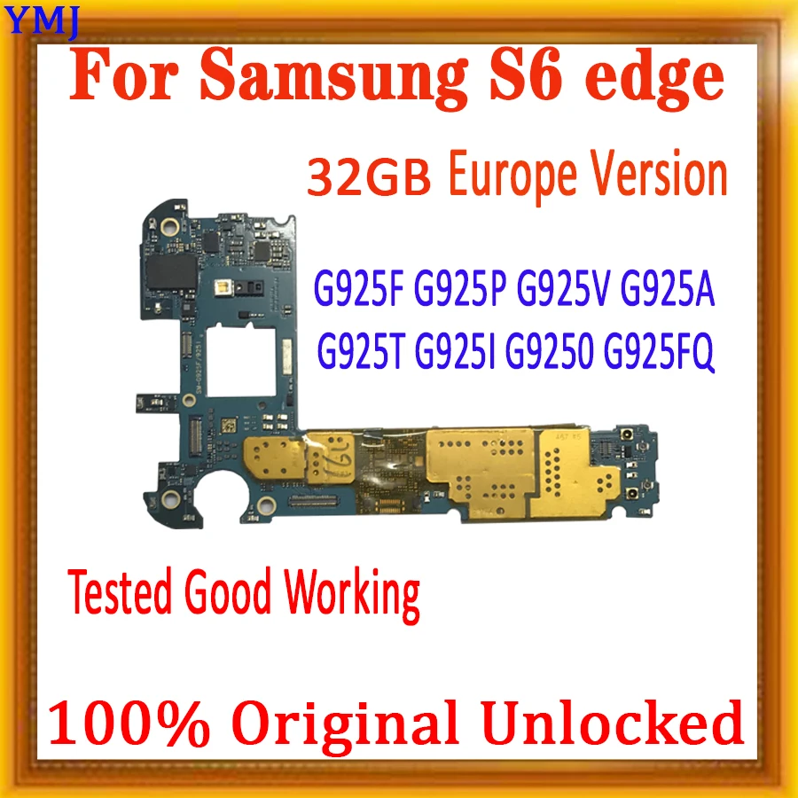 С полными чипами и системой Android для Samsung Galaxy S6 edge G925F, официальная версия материнской платы, оригинальная разблокированная логическая плата
С полными чипами и системой Android для Samsung Galaxy S6 edge G925F, официальная версия материнской платы, оригинальная разблокированная логическая плата