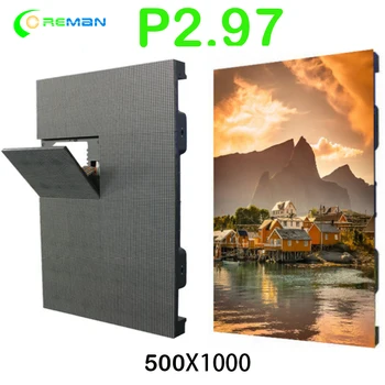 p2.97 led display screen video wall front back serviceable indoor magnet 500x1000 full color led wall p2.976 p3.91 p4.81 
p2.97 led display screen video wall front back serviceable indoor magnet 500x1000 full color led wall p2.976 p3.91 p4.81