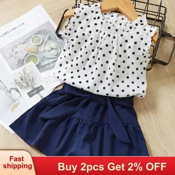 Baby girl clothes New Summer Korean Sets Kids Clothes polka dot Printed T-Shirt+Pants 2Pcs Suit For 2-6 Years Girls Clothing
Baby girl clothes New Summer Korean Sets Kids Clothes polka dot Printed T-Shirt+Pants 2Pcs Suit For 2-6 Years Girls Clothing