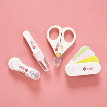 4pcs/set Multi-function Baby Safety Care Nail Trimmer Scissors Nail Clippers Baby Nursing Tools Stainless Steel + PP Print
4pcs/set Multi-function Baby Safety Care Nail Trimmer Scissors Nail Clippers Baby Nursing Tools Stainless Steel + PP Print