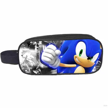 Fashion new Kids Pencil Case Sonic Hedgehog Cartoon Pattern Students Cosmetic bag Storage Box Children's School Pen Bags
Fashion new Kids Pencil Case Sonic Hedgehog Cartoon Pattern Students Cosmetic bag Storage Box Children's School Pen Bags