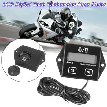 Newest Digital Engine Tach Hour Meter Tachometer Gauge Inductive Display For Motorcycle Motor Marine Bike Boat Tach/Hour Meter
Newest Digital Engine Tach Hour Meter Tachometer Gauge Inductive Display For Motorcycle Motor Marine Bike Boat Tach/Hour Meter