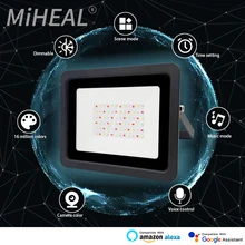 Smart RGB LED Floodlight 50W/100W Bluetooth APP Flood Light Outdoor 220V RGB Reflector Projector Lamp
Smart RGB LED Floodlight 50W/100W Bluetooth APP Flood Light Outdoor 220V RGB Reflector Projector Lamp