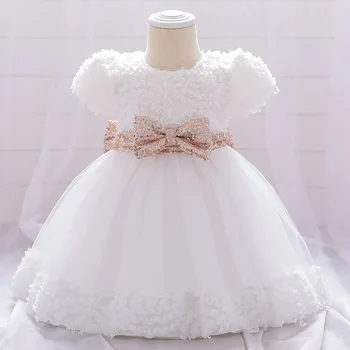 white Baby Girl Dress Bow Christening dress 0-24M 1 Years Baby Girls Birthday Dresses for infant the dress party princess dress
white Baby Girl Dress Bow Christening dress 0-24M 1 Years Baby Girls Birthday Dresses for infant the dress party princess dress