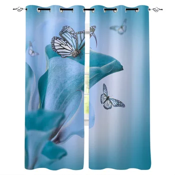 Butterfly Lily Calla Window Curtains Living Room Kitchen Curtains for Bedroom Left and Right Biparting Open Curtains
Butterfly Lily Calla Window Curtains Living Room Kitchen Curtains for Bedroom Left and Right Biparting Open Curtains