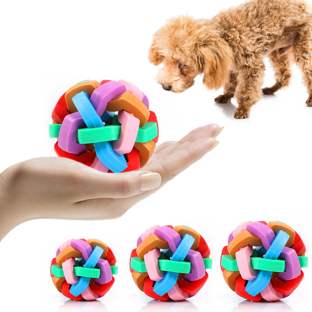 Colorful Pet Dog Toys Interactive Ball Toy Cat Toy With Small Bell Hollow Pets Chew Playing Clean Teeth Toys Dog Accessories Hot
Colorful Pet Dog Toys Interactive Ball Toy Cat Toy With Small Bell Hollow Pets Chew Playing Clean Teeth Toys Dog Accessories Hot