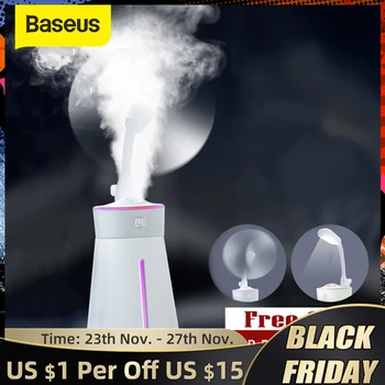 Baseus 380ml USB Portable Air Humidifier Water Mist Maker For Home Office Humidification USB Humidifier with Light Fan Air Clean
Baseus 380ml USB Portable Air Humidifier Water Mist Maker For Home Office Humidification USB Humidifier with Light Fan Air Clean